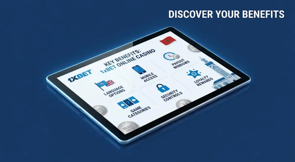 Key Benefits of 1xBet Online Casino in Morocco