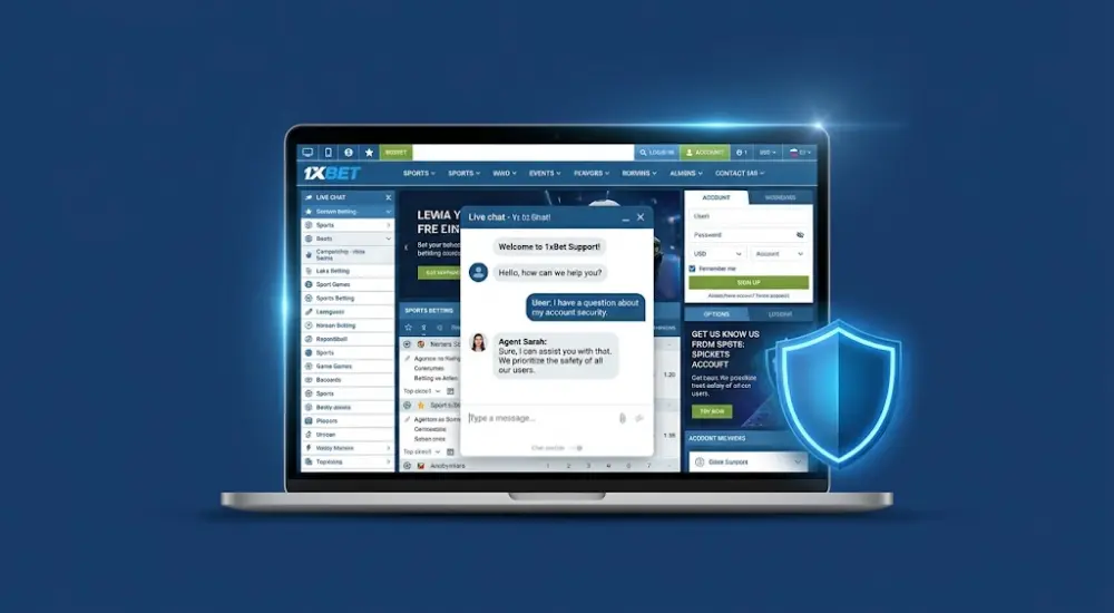 How to Contact 1xBet Support via Live Chat