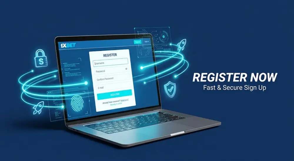 How to Register on 1xBet Morocco