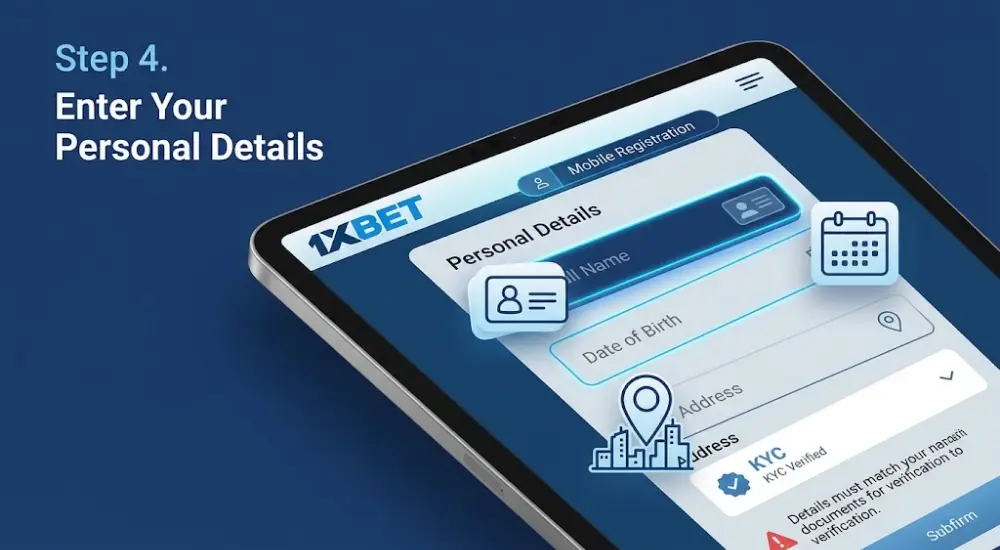 Enter Your Personal Details