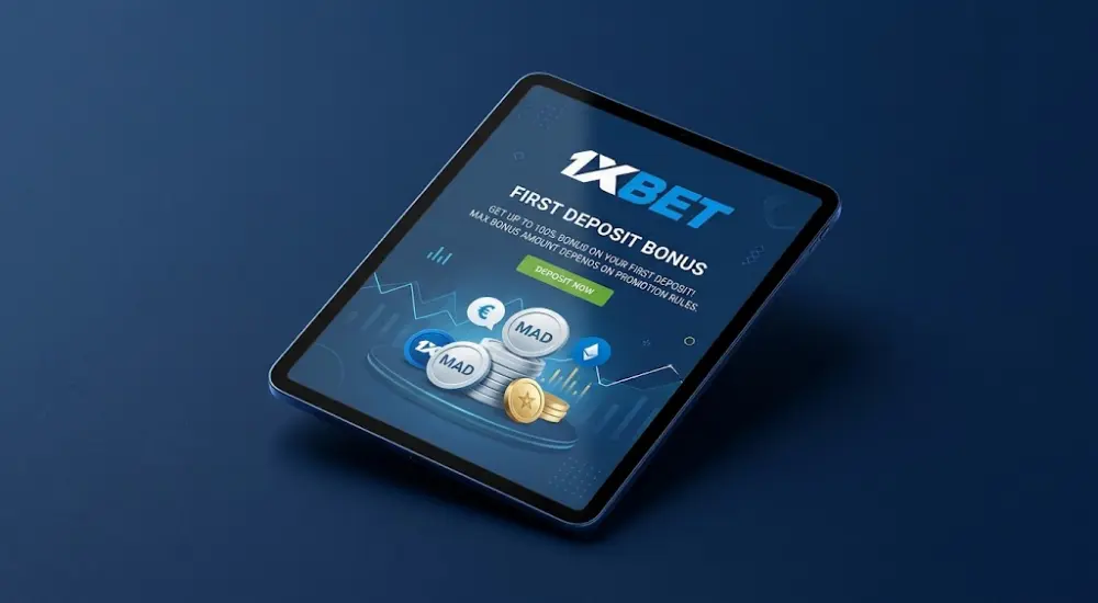 First Deposit Bonus for 1xBet Morocco