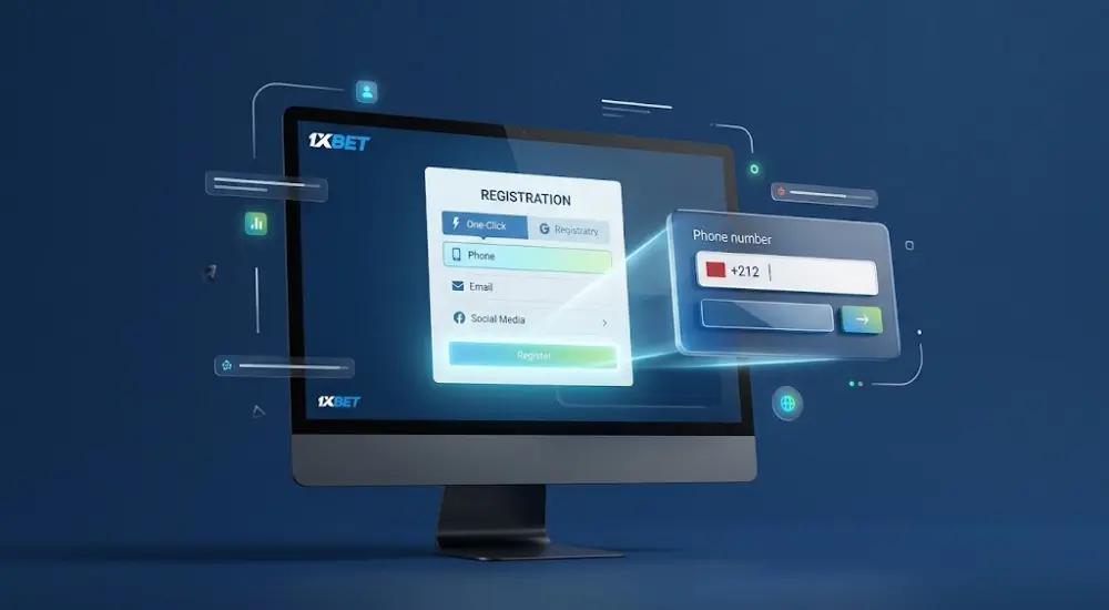 1xBet Registration Options in Morocco